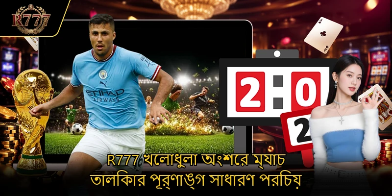 R777 খেলাধুলা অংশের ম্যাচ তালিকার পূর্ণাঙ্গ সাধারণ পরিচয়