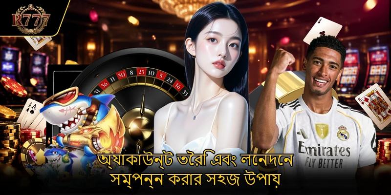 অ্যাকাউন্ট তৈরি এবং লেনদেন সম্পন্ন করার সহজ উপায়