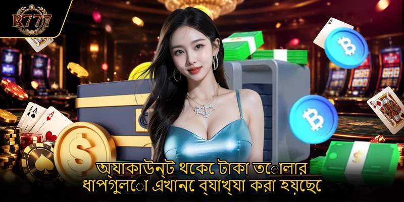 অ্যাকাউন্ট থেকে টাকা তোলার ধাপগুলো এখানে ব্যাখ্যা করা হয়েছে