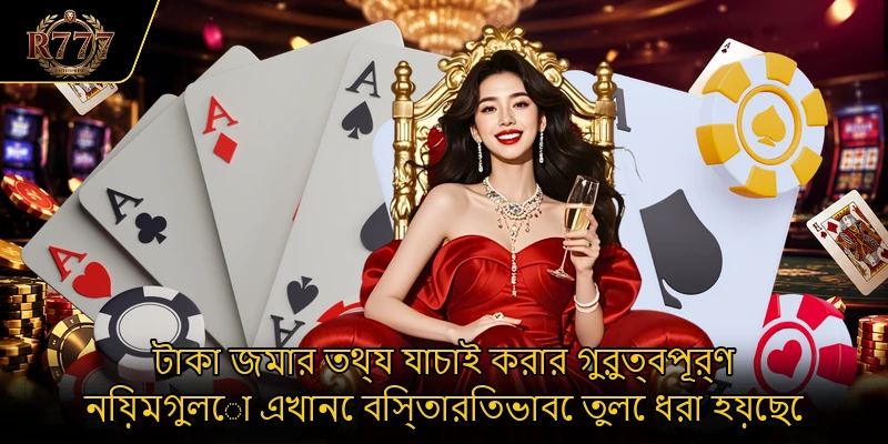 টাকা জমার তথ্য যাচাই করার গুরুত্বপূর্ণ নিয়মগুলো এখানে বিস্তারিতভাবে তুলে ধরা হয়েছে